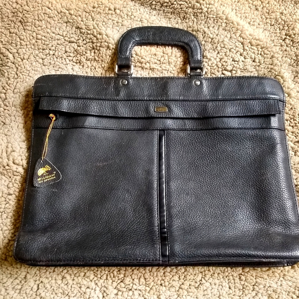Genuine leather briefcase